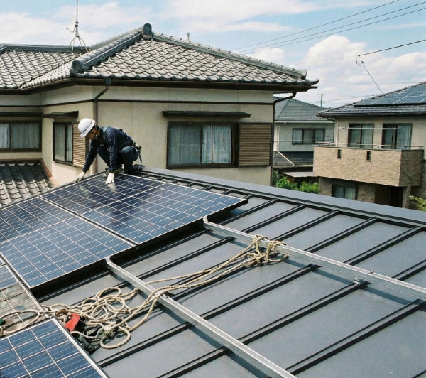 太陽光パネル設置
